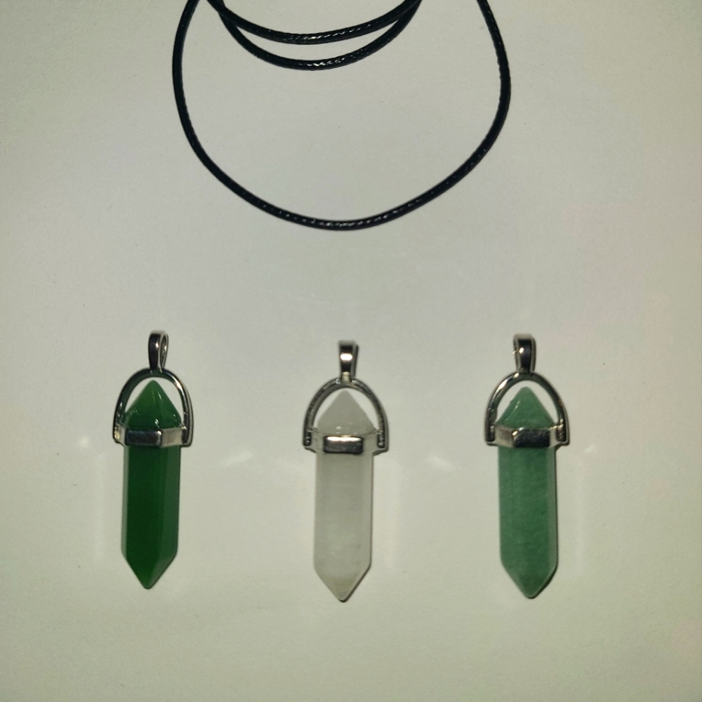 Interchangeable healing Crystal Necklace